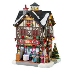 Village de Noël Lemax lumineux à piles Le café des chanteurs