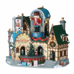 Village de Noël Lemax lumineux, musical et en mouvement Fabrique de Casse-Noisette