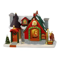 Village de Noël Lemax lumineux Snack du Père Noël