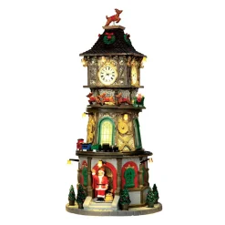 Village de Noël Lemax lumineux, musical et animé Christmas Clock Tower