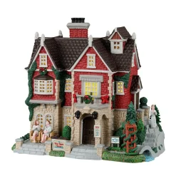 Village de Noël Lemax lumineux SPA Institut Rest and Renew