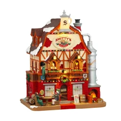 Village de Noël Lemax lumineux Brasserie Smitty