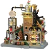 Village de Noël Lemax lumineux, musical et animé Usine de Truffes chocolatées de Noël