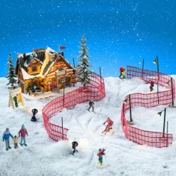 Village de Noël Lemax lumineux Ensemble complet Chalet d'après-Ski