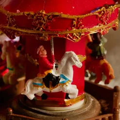 Village de Noël lumineux animé et musical (H27 cm) Parc d'attraction