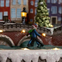 Village de Noël lumineux et musical Amsterdam