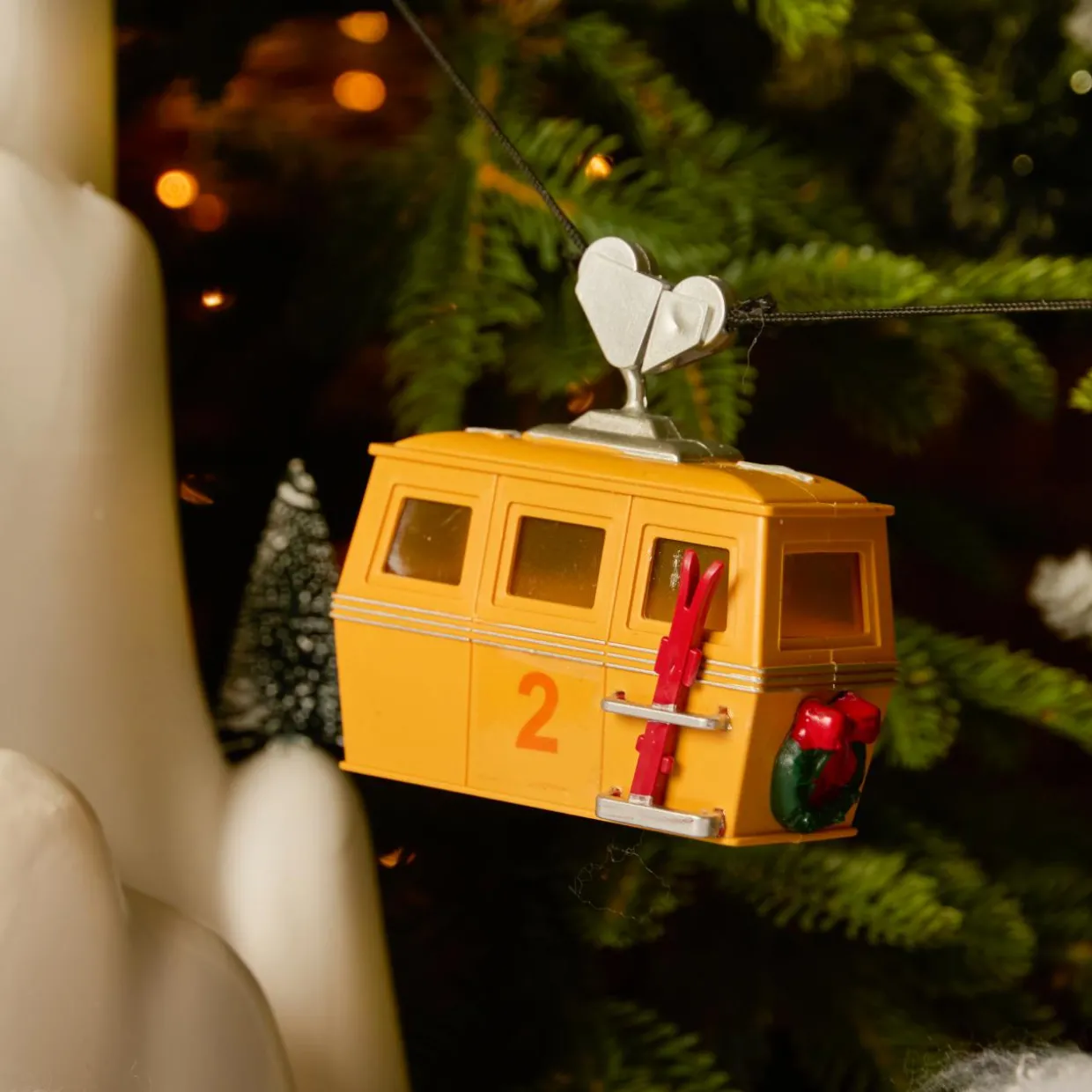 Village de Noël lumineux, musical et animé Télépherique