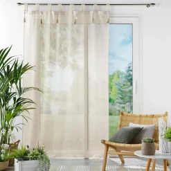 Voilage à passants (140 x 240 cm) Dalila Ecru