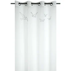 Voilage (140 x 260 cm) Bordemer Blanc