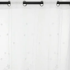 Voilage (140 x 240 cm) Etoiles Blanc