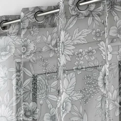 Voilage (140 x 240 cm) Milady Gris