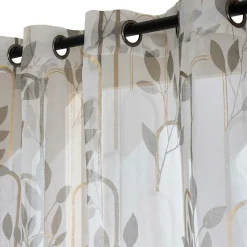 Voilage (140 x 240 cm) Roseris Gris