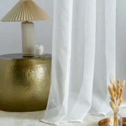 Voilage (135 x 260 cm) Stacy Blanc