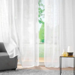 Voilage brodé œillets (140 x 240 cm) Odessa Or