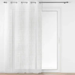 Voilage brodé œillets (140 x 240 cm) Odessa Or