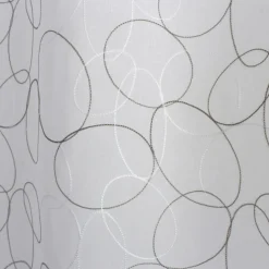 Voilage brodé œillets (140 x 240 cm) Galet Gris