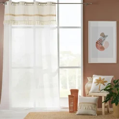 Voilage coton (140 x 240 cm) Janara Beige