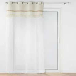 Voilage coton (140 x 240 cm) Janara Beige