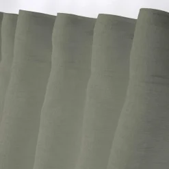 Voilage galon fronceur (140 x 260 cm) Madrid Vert kaki