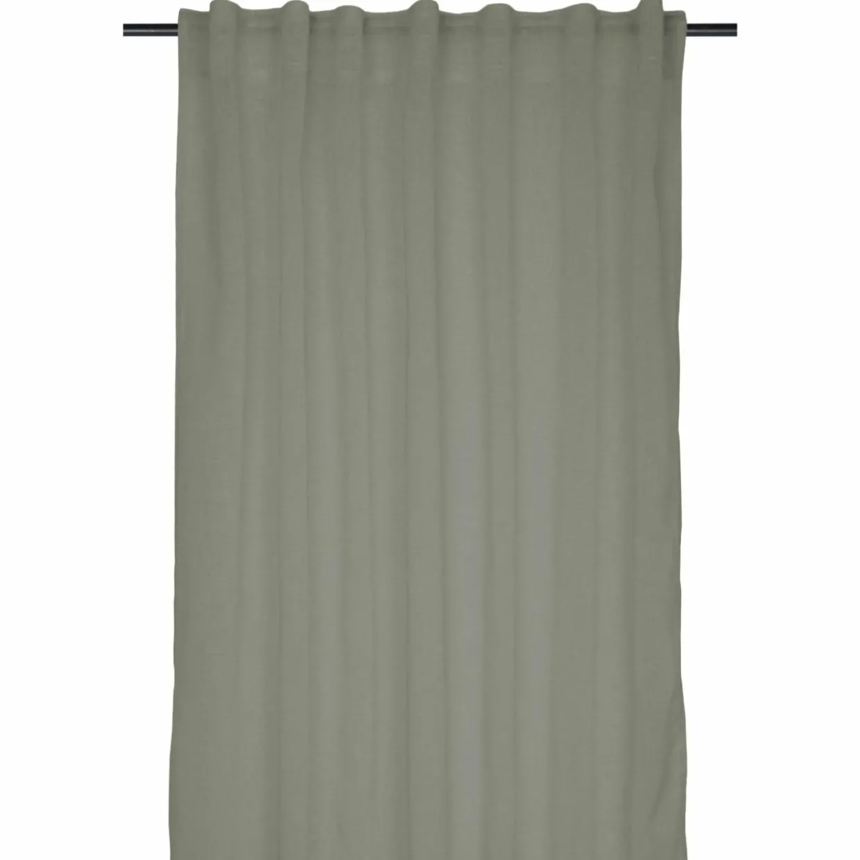 Voilage galon fronceur (140 x 260 cm) Madrid Vert kaki