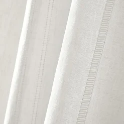 Voilage galon fronceur (140 x 240 cm) Léontine Blanc