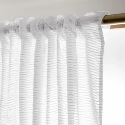 Voilage galon fronceur (140 x 240 cm) Maël Blanc