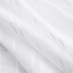 Voilage galon fronceur (280 x 240 cm) Théo Blanc