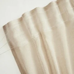 Voilage galon fronceur (280 x 240 cm) Léontine Beige