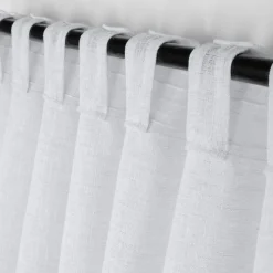 Voilage galon fronceur (140 x 260 cm) Madrid Blanc