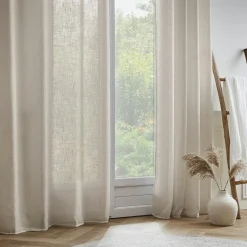 Voilage galon fronceur effet lin (140 x 240 cm) Robin Beige