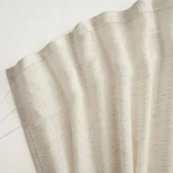 Voilage galon fronceur effet lin (140 x 240 cm) Luca Beige