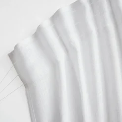 Voilage galon fronceur effet lin (140 x 240 cm) Robin Blanc