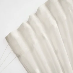 Voilage galon fronceur pompons (280 x 240 cm) Emie Beige