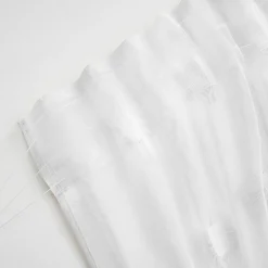 Voilage galon fronceur pompons (280 x 240 cm) Suzie Blanc