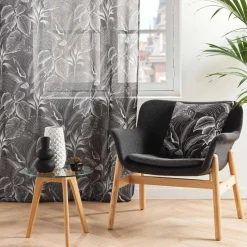 Voilage œillets (140 x 240 cm) Cabana Noir