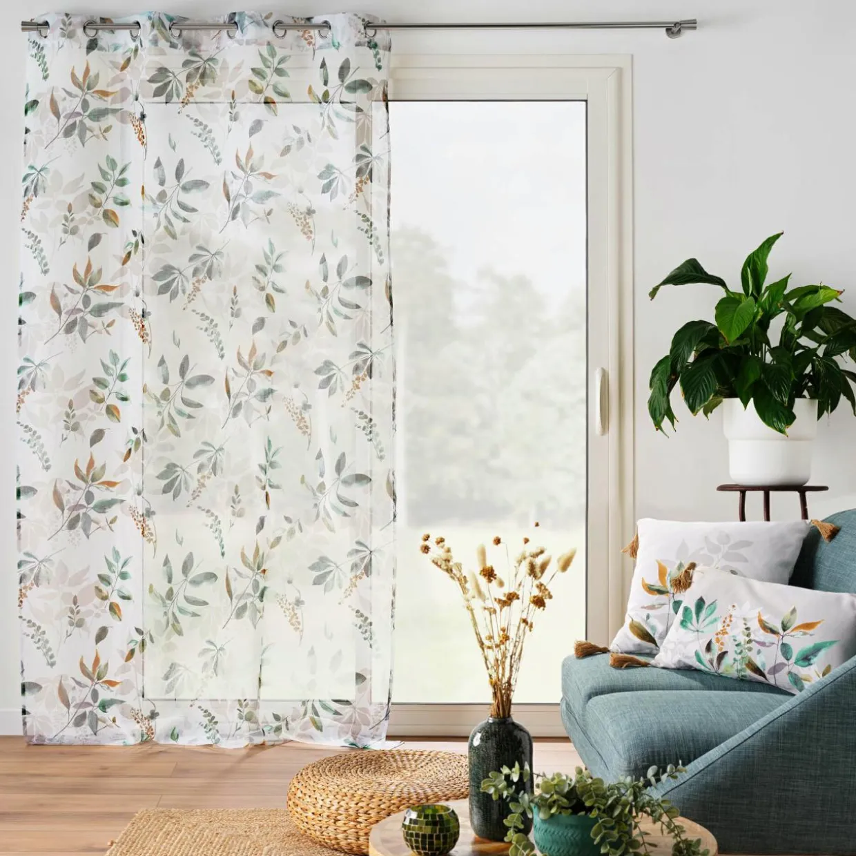 Voilage œillets (140 x 240 cm) Dilaris Multicolore