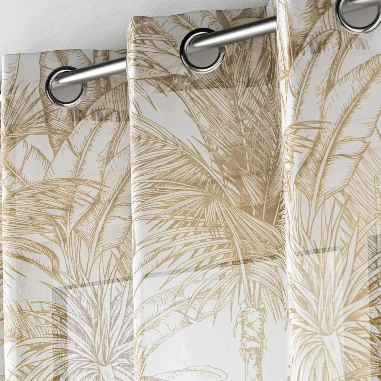 Voilage œillets (140 x 240 cm) Dune Beige