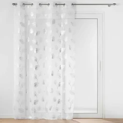 Voilage œillets (140 x 240 cm) Edelia Argent