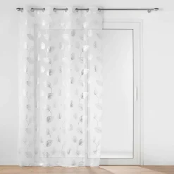 Voilage œillets (140 x 280 cm) Edelia Argent