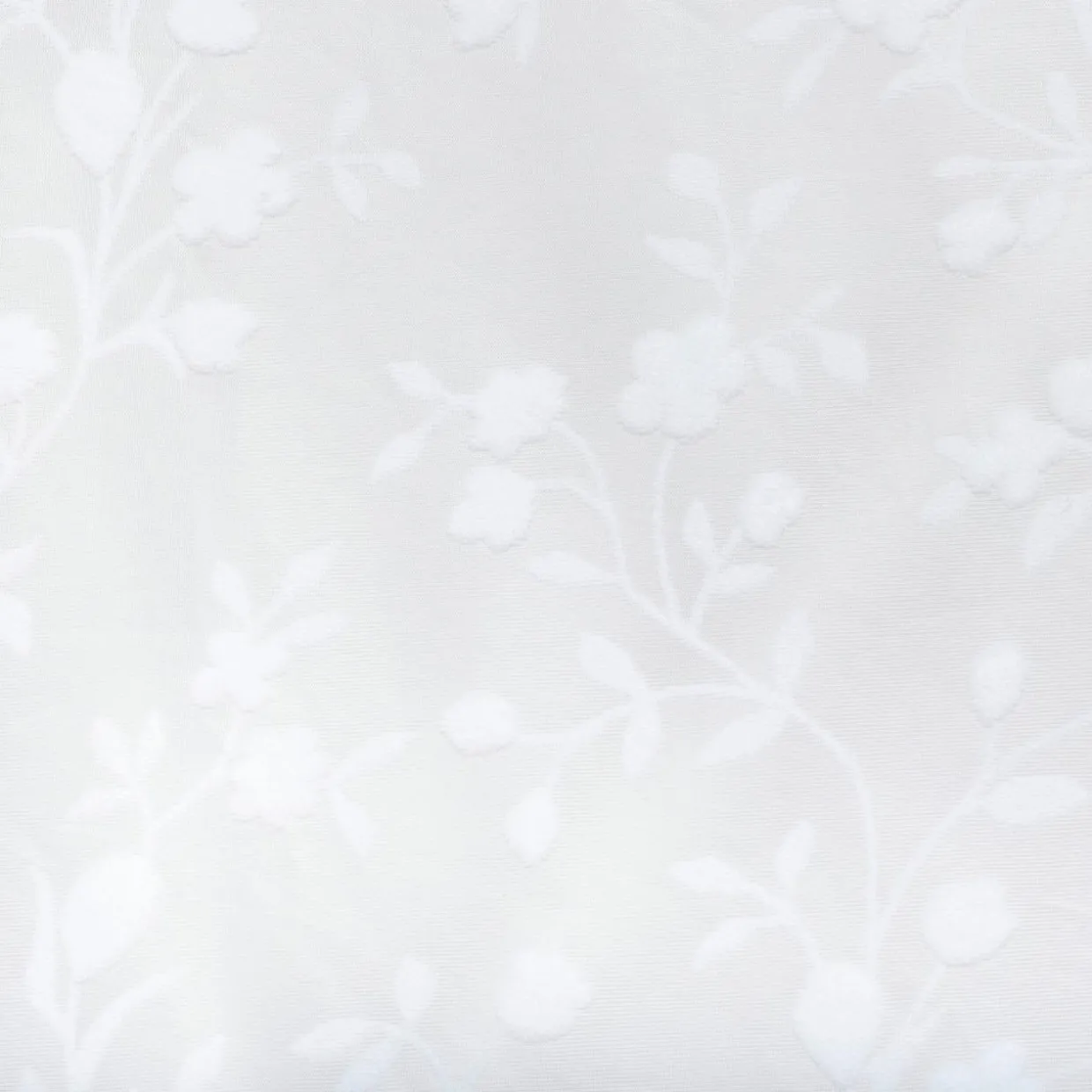 Voilage œillets (140 x 240 cm) Flore Blanc