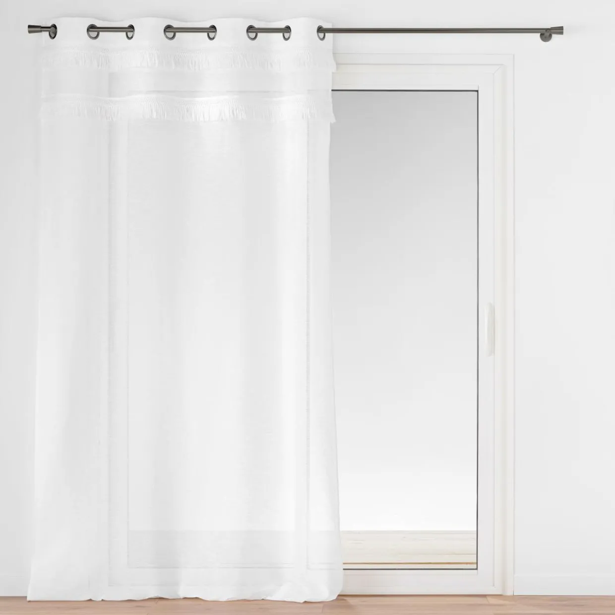 Voilage œillets (140 x 240 cm) Frangina Blanc