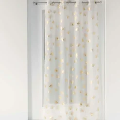 Voilage œillets (140 x 240 cm) Ginkgold Or
