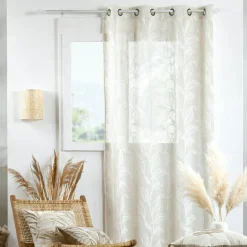 Voilage œillets (140 x 260 cm) Hemera Ecru