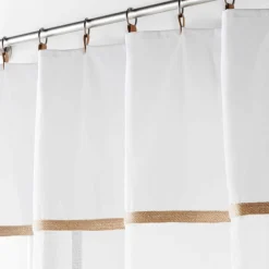 Voilage œillets (140 x 240 cm) Leana Blanc