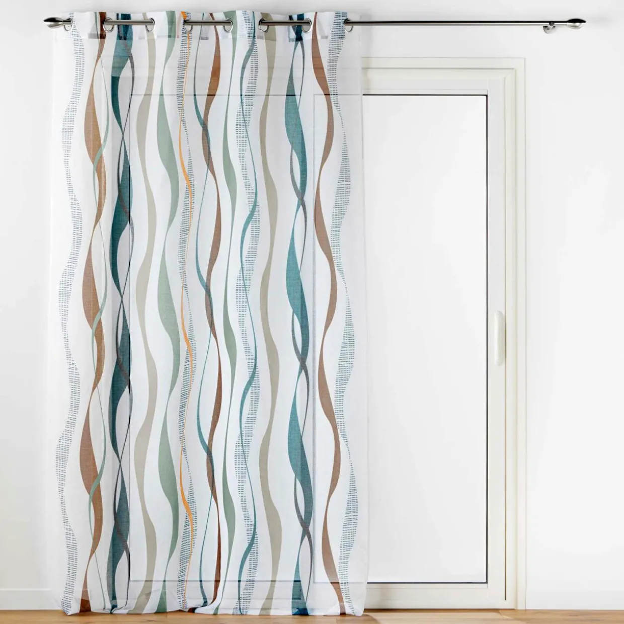 Voilage œillets (140 x 240 cm) Lisana Multicolore