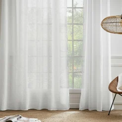 Voilage œillets (180 x 240 cm) Maël Blanc