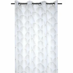 Voilage œillets (140 x 260 cm) Maldives Argent