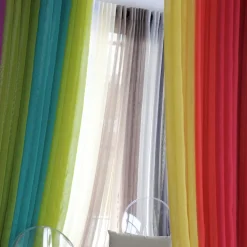 Voilage œillets (135 x 260 cm) Monna Vert jade