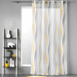 Voilage œillets (140 x 240 cm) Ondulys Blanc