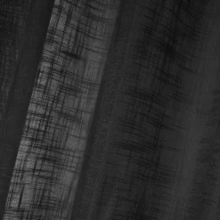 Voilage œillets (135 x 260 cm) Ontario Noir